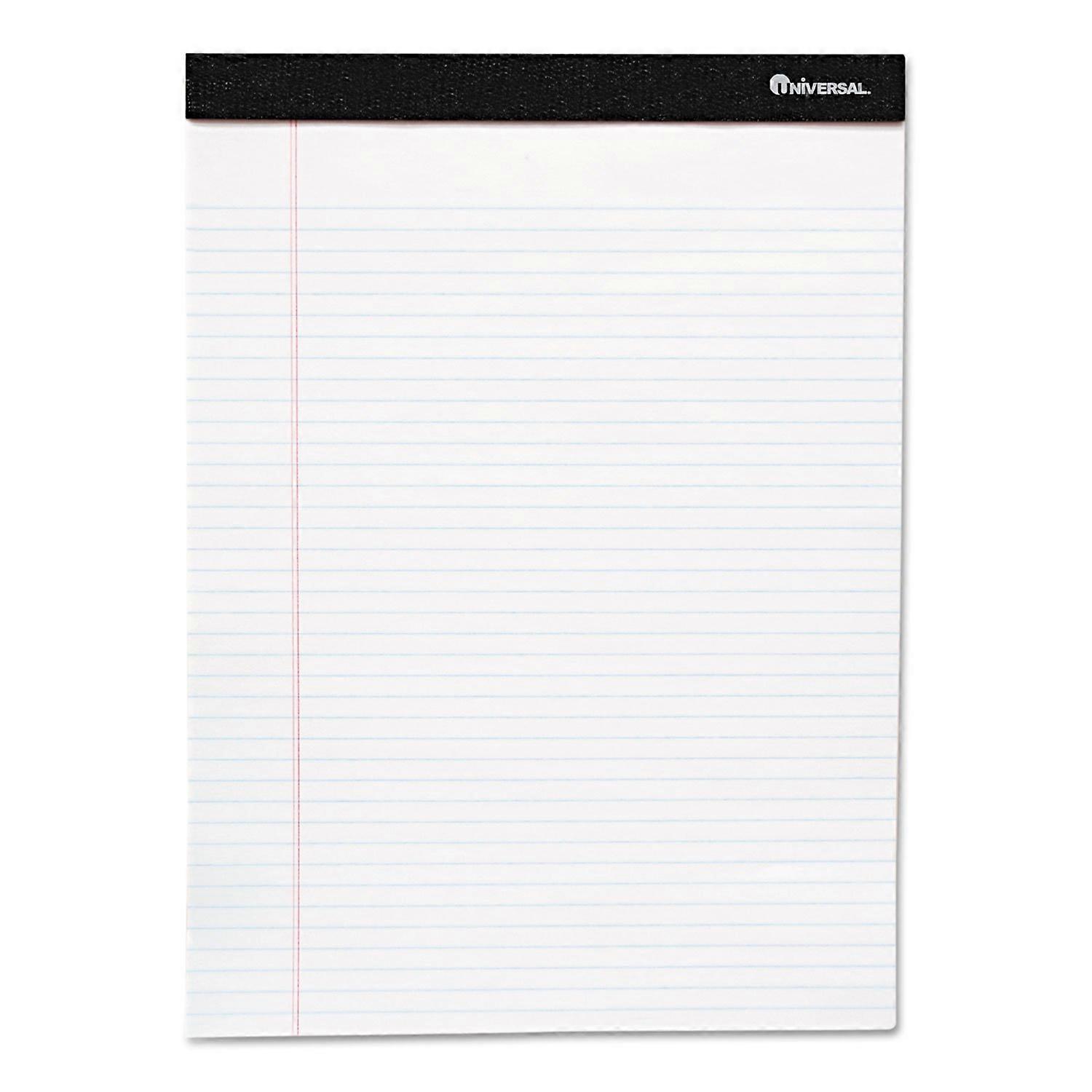 57300 Writing Pads, Lined, White, 5 x 8, Right Rule, 50 Sheets (12 Pads)