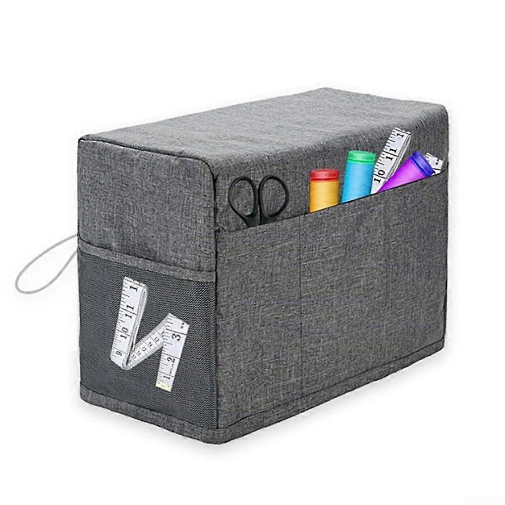 Sewing tool storage bag made of waterproof Oxford fabric with easyaccess design (gray) Gray