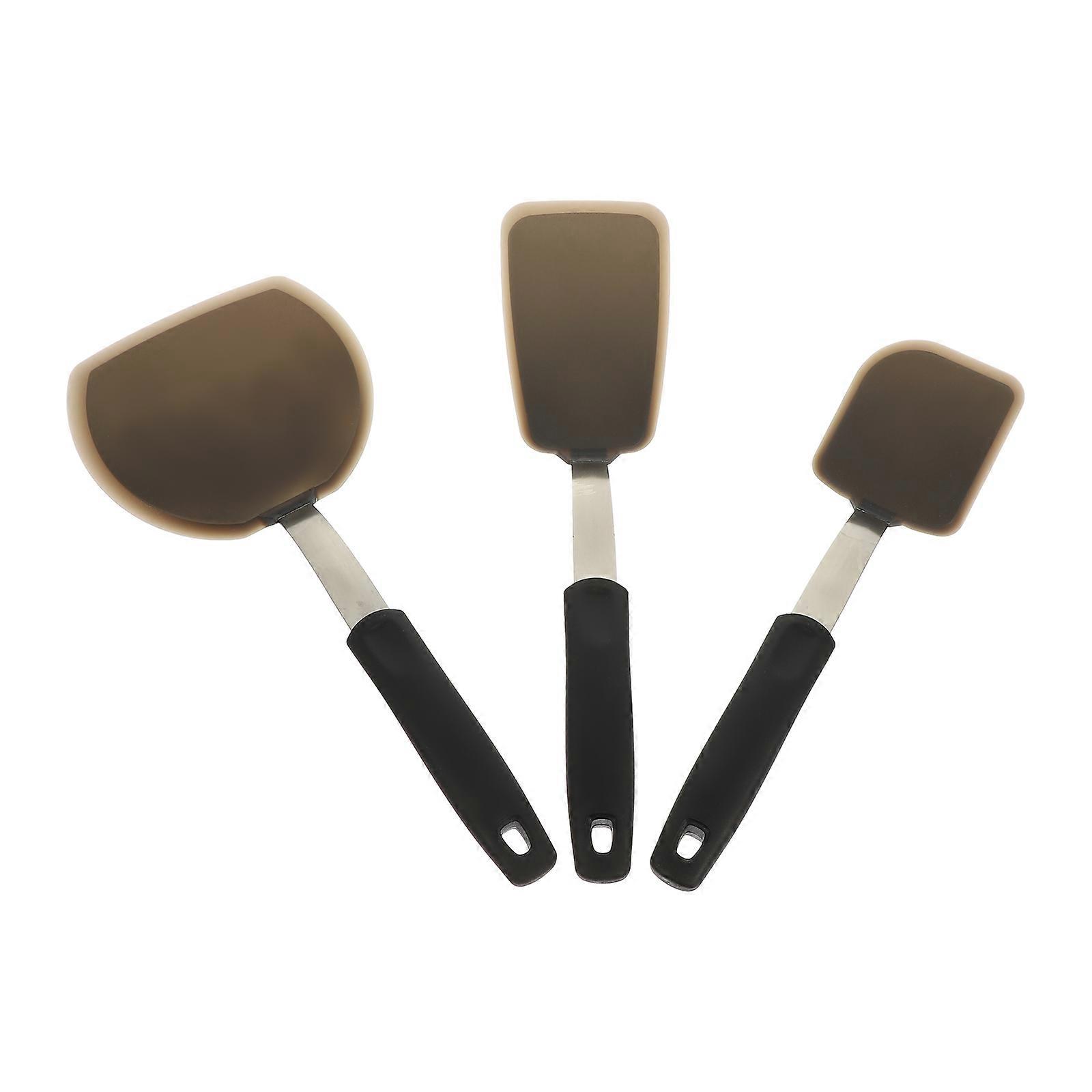 Non-Stick Wok Spatulas for Home Users Practical Cooking Tool with Ergonomically Designed Handles 28X13.2cm 3Pcs