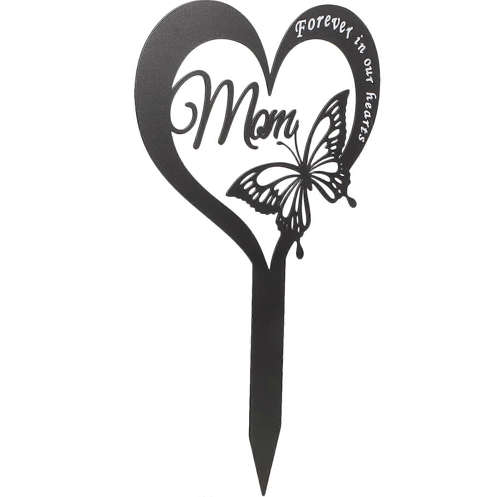 Cemetery Stake for Decor Memory Yard Adornment for Grave Marker 1 Piece