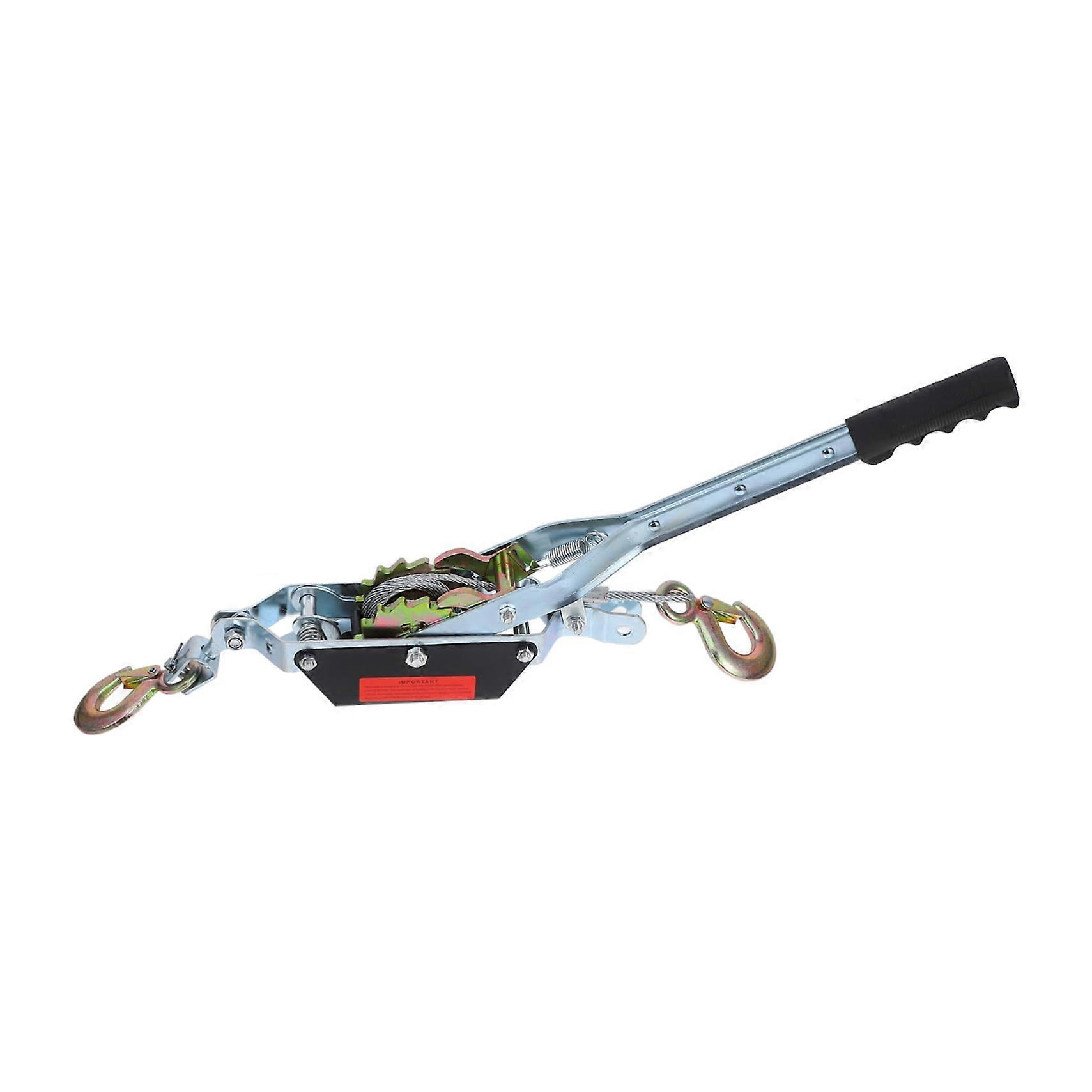 Wire Tensioner Ratchet Power Puller Winch Tool 2000 lb Capacity Hand Cable Puller for Heavy-Duty Lifting and Tensioning