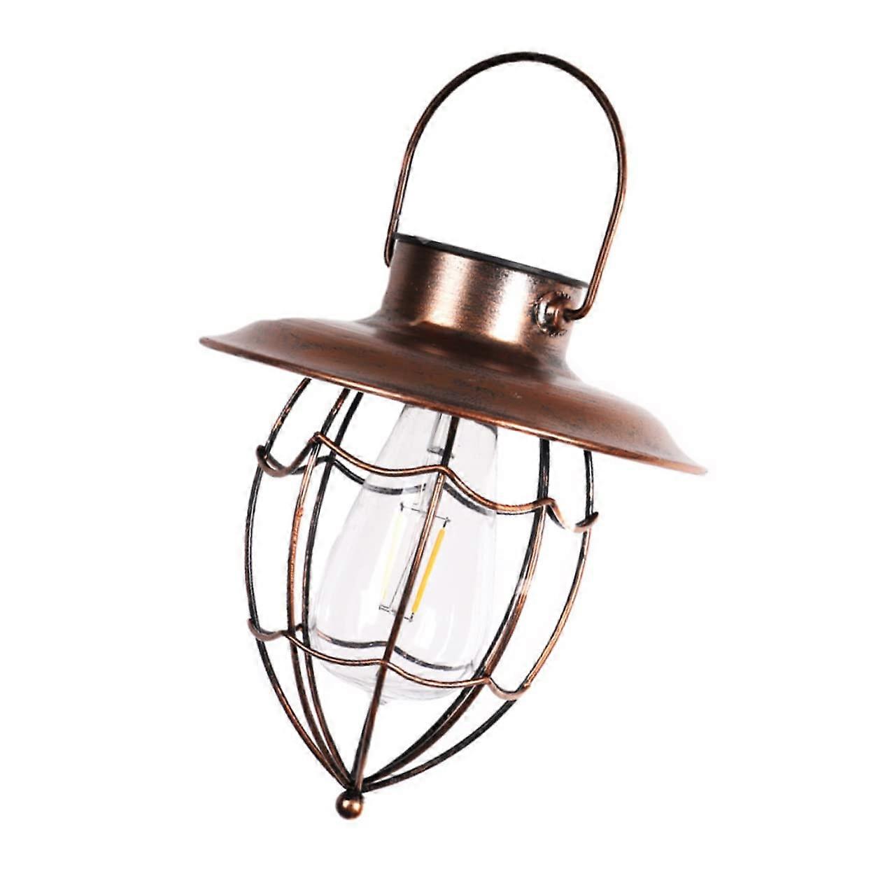 1 Piece Solar Garden Light Waterproof LED Lamp for Outdoor Retro Hanging Light for Terrace and Garden Lighting Automatic Twilight Sensor Function