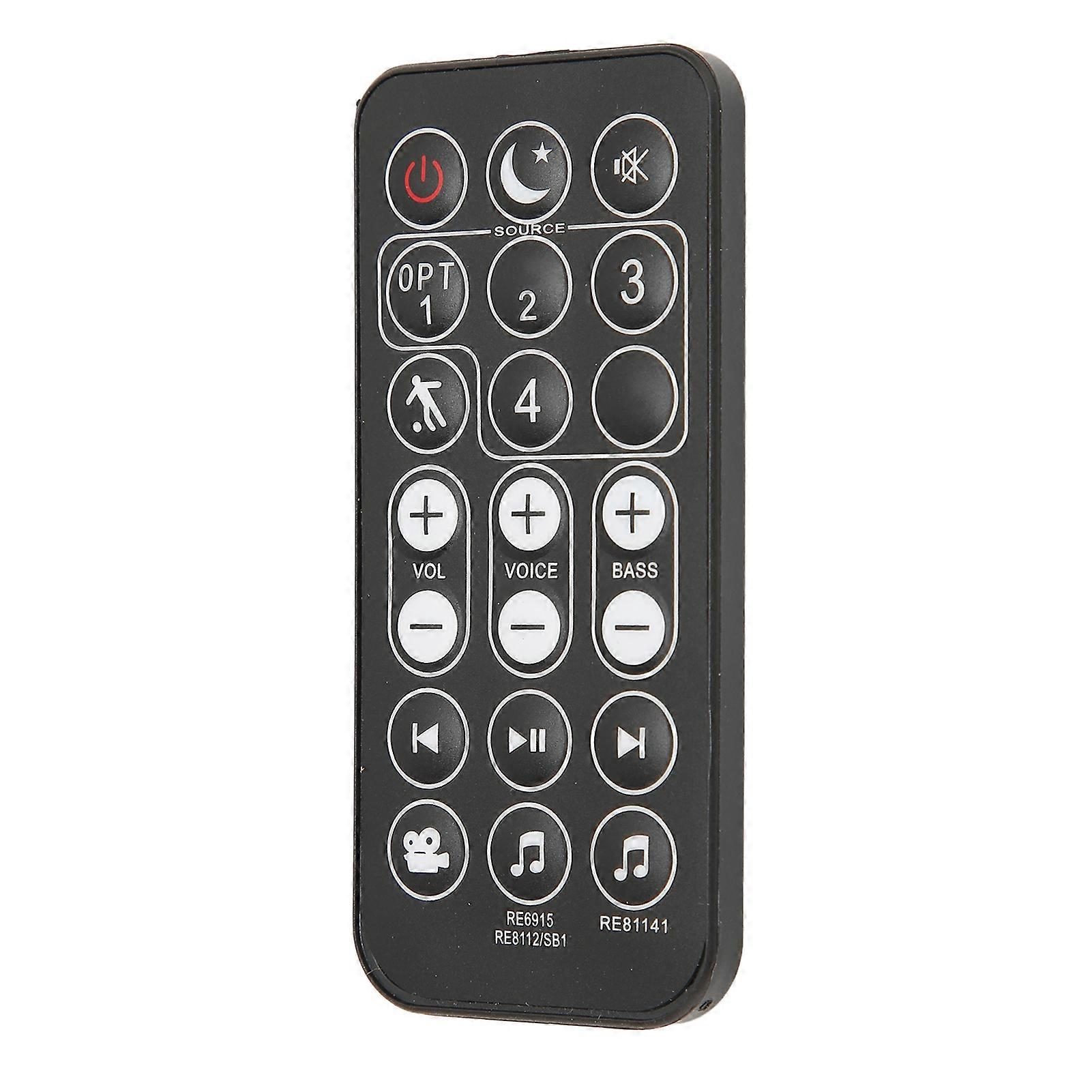 RE6915 Télécommande de remplacement compatible pour système de barre de son Polk RE6915 1 RE8114 1 RE8112 1 RE69151