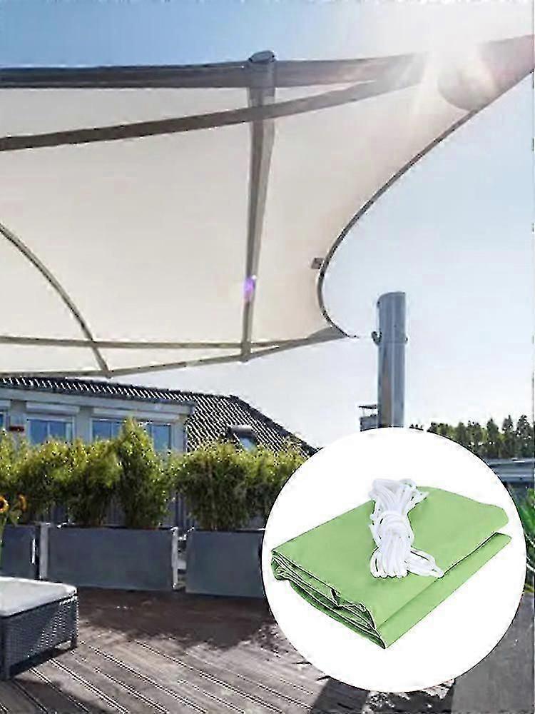 3x3m Oxford Cloth Net Shade Sail Toldo, 95% Proteção UV, À Prova de Chuva À Prova de Sol