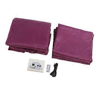 Coperta per sauna a infrarossi lontani Brucia grassi Riduce il dolore Coperta per sauna multifunzionale per sudorazione Viola US Plug 110V