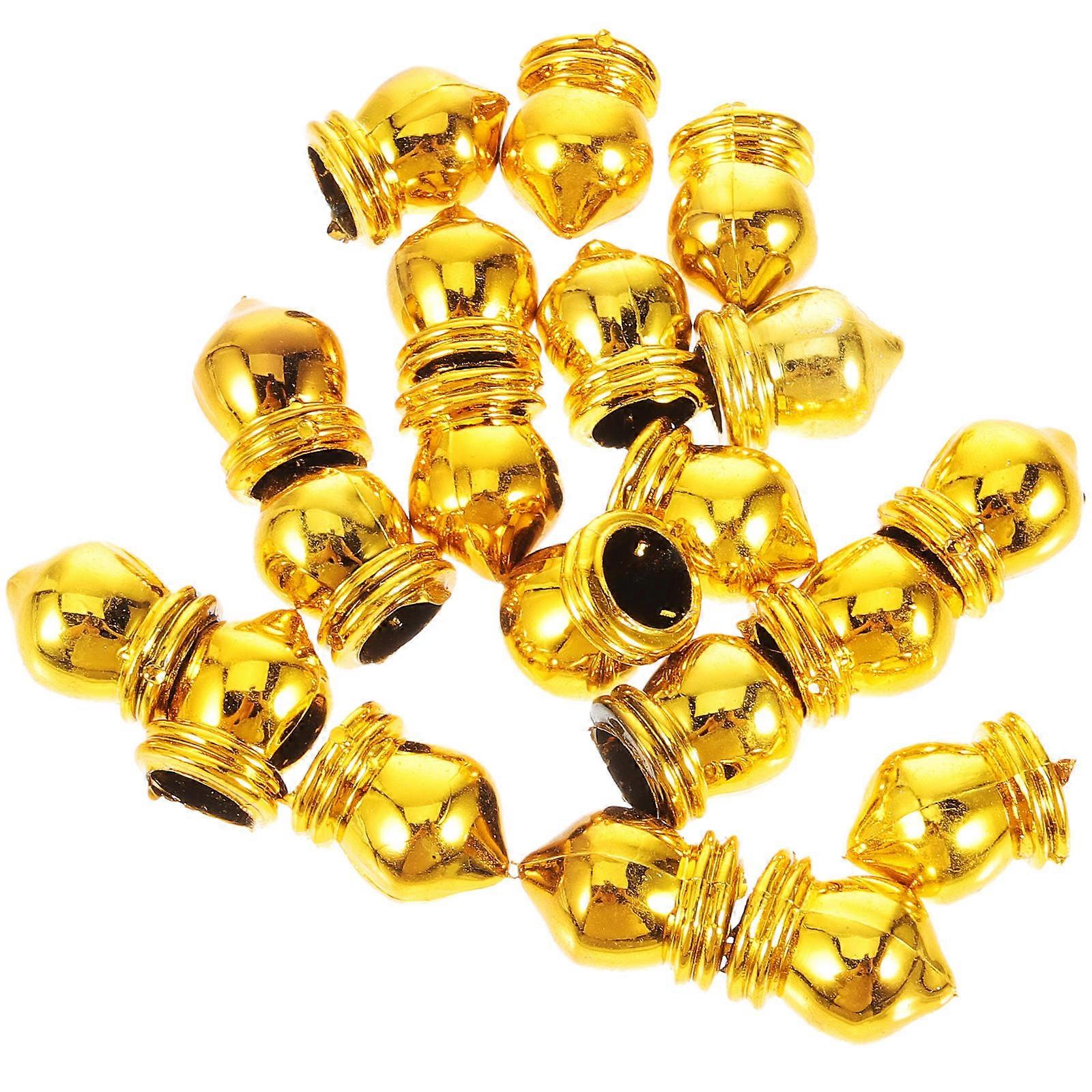 Golden Plastic Flag for Pennants Making and Garden Flags Display 20 Pieces