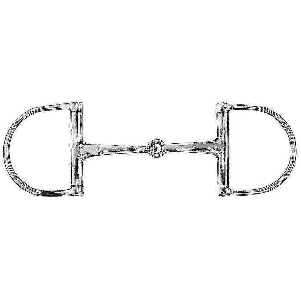 5-ιντσών Hunter Dee Ring Horse Bit με αρθρωμένο στόμα - Ανθεκτικός ιππικός εξοπλισμός για άνετη ιππασία