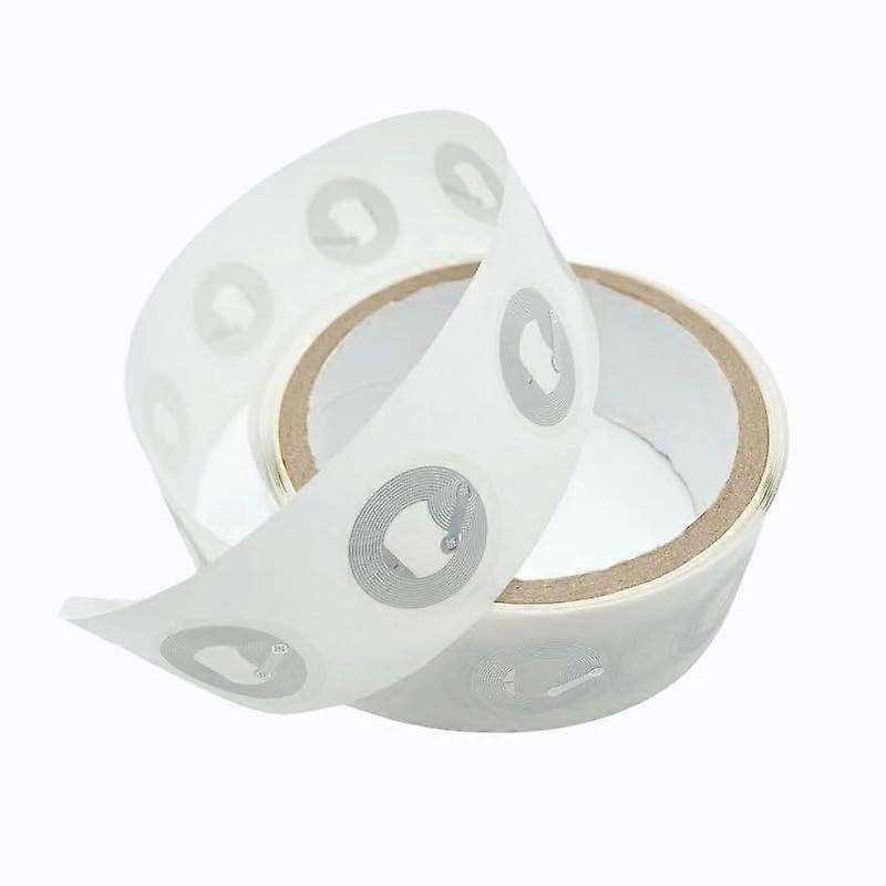 20 Pack NFC Tags, Blank 25 mm White NFC Card, 13.56 MHz RFID IC, NTAG215 504 Byte Stickers, Suitable for All NFC Enabled Phones and Devices
