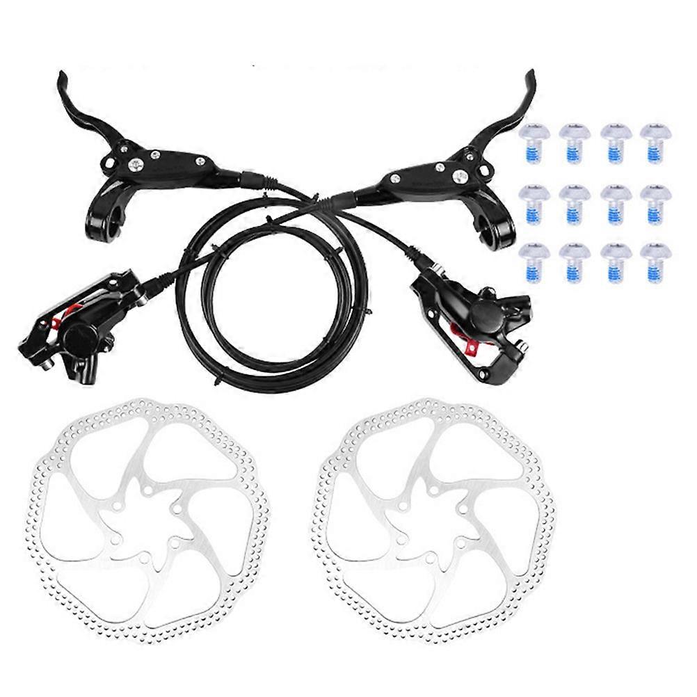 Mountain Bike Brake System with Disc Cable Aluminum Alloy Assorted Color 1 Set