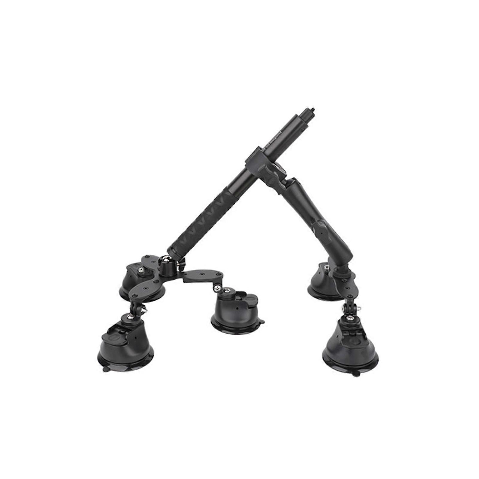 5 in 1 Car Suction Cup Mount Kit Ball Head Adapter for X2/X4 Action Camera Invisible Selfie Stick Accessories Multicolor