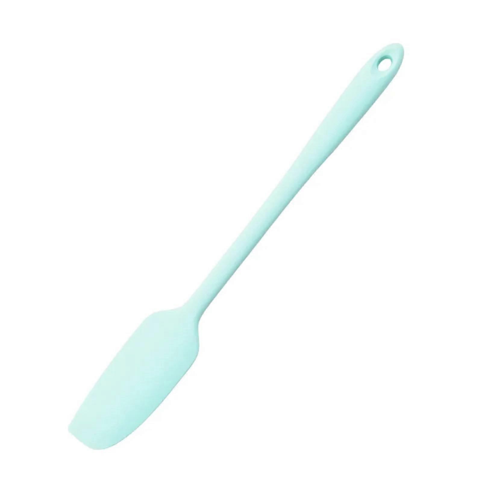 Silicone Spatula 2 Pieces Long Handle NonStick Baking Accessories (Green)