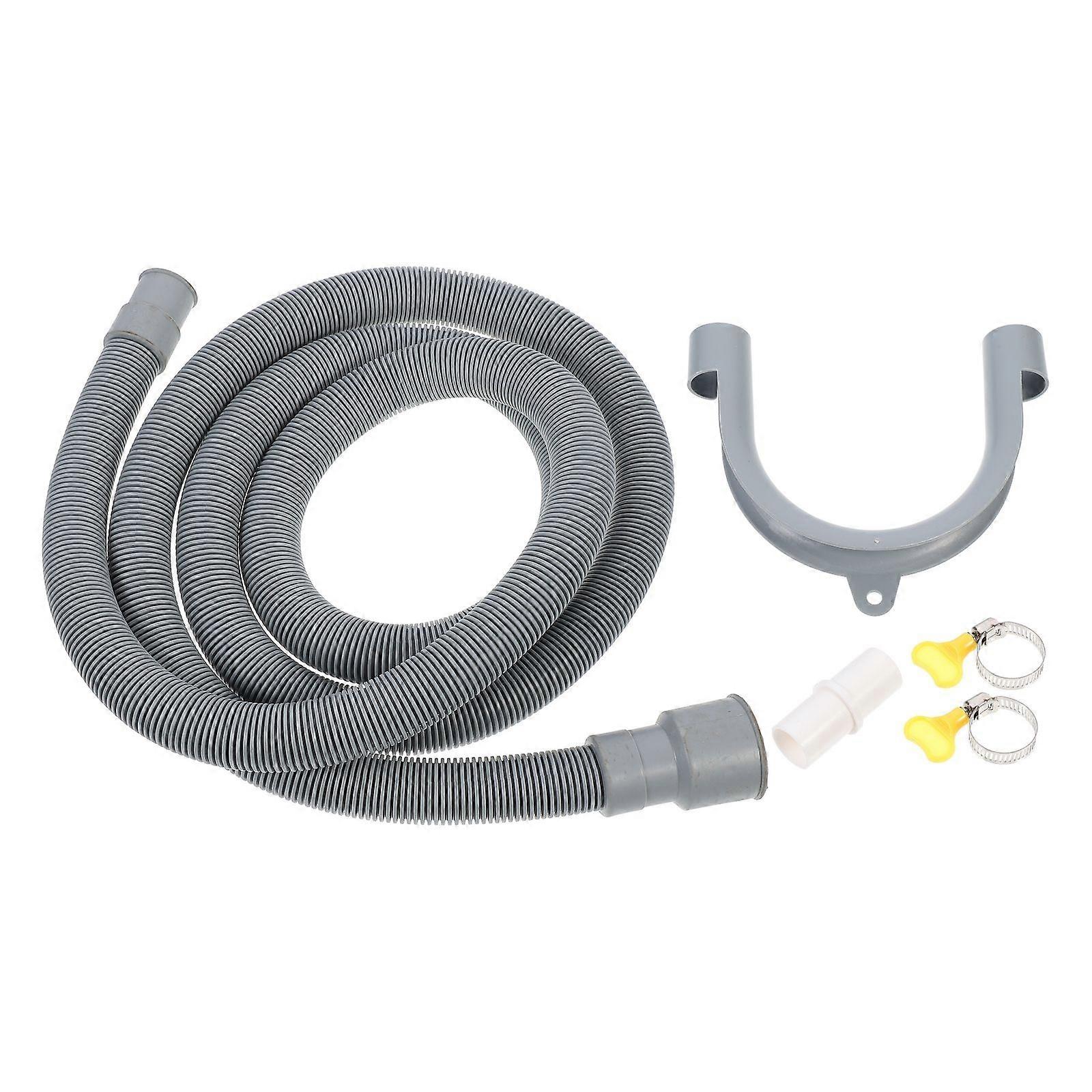 Drain Pipe Kit For Washing Machines Flexible Bending Anti-Deformation PVC 1Set