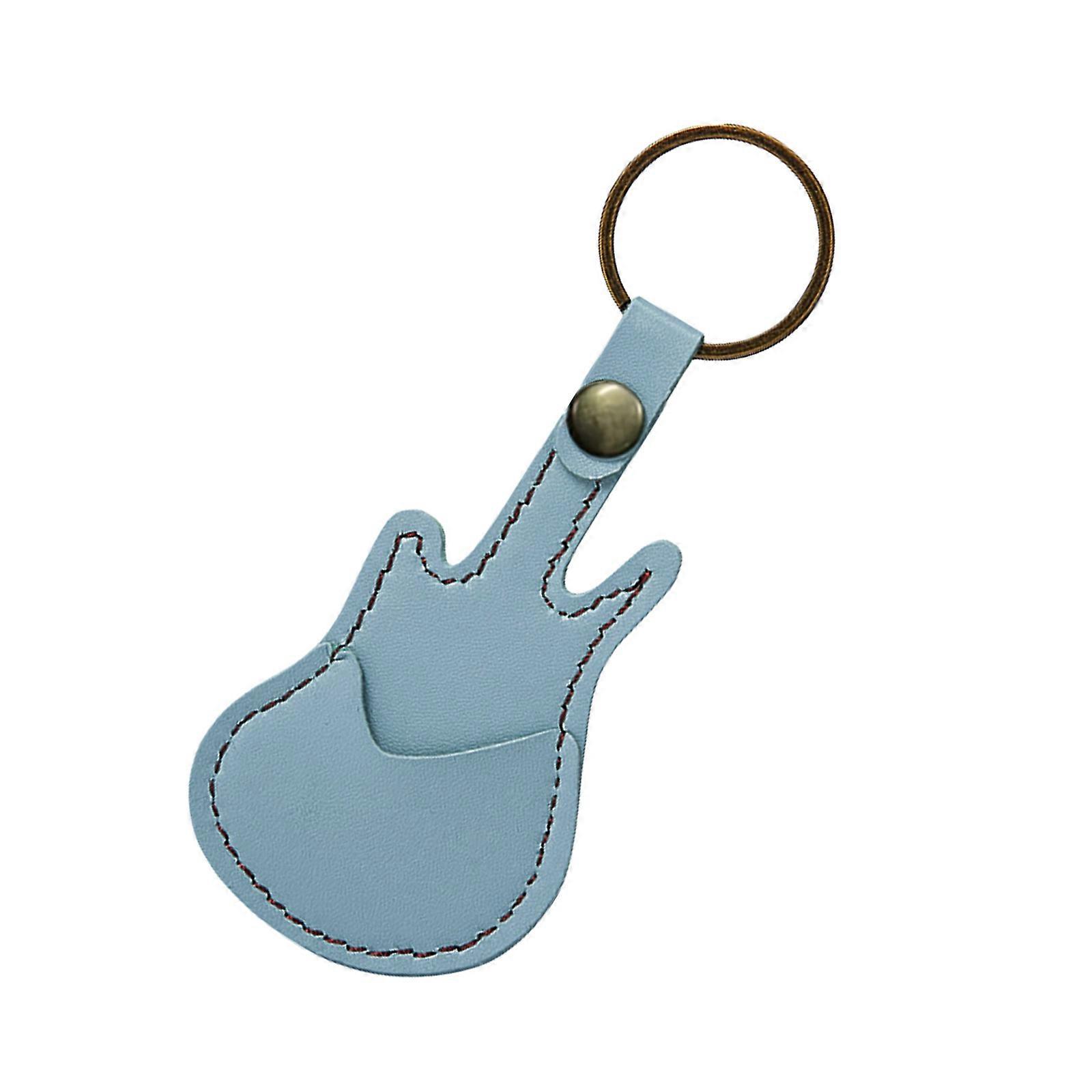 Portables Guitar Pick Holder Clip Convenient Durability Guitar Pick Holder for Easy Storage And Access  Sky Blue