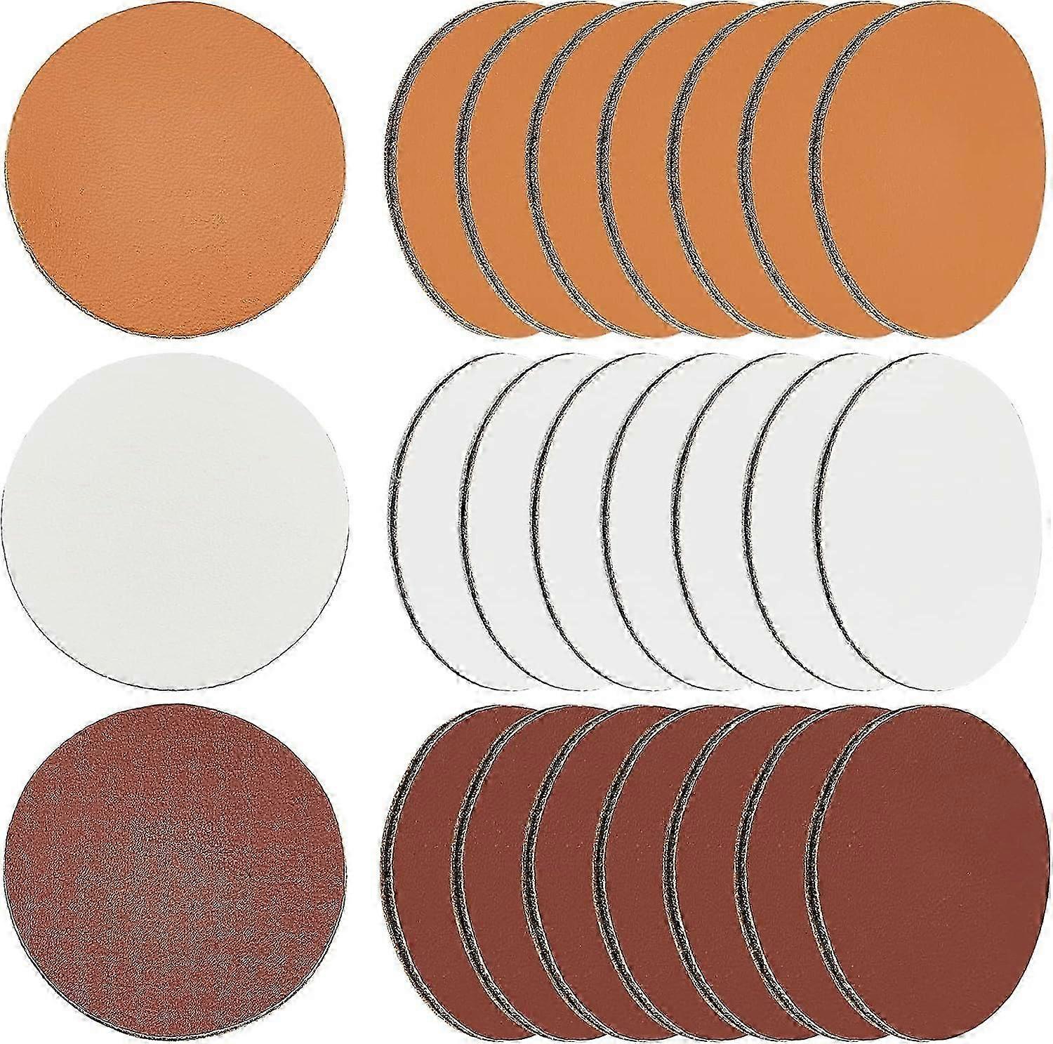 PU Leather Round Leather Tags