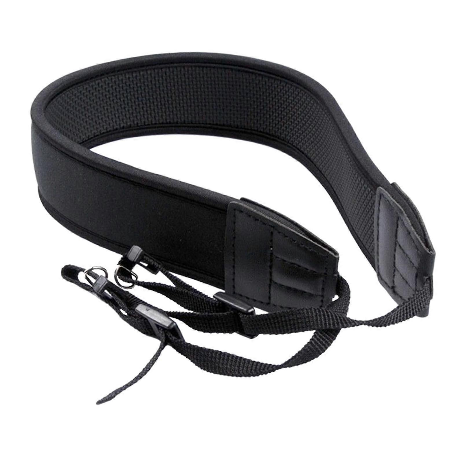 Universal DSLR Camera Shoulder Strap Soft Neoprene Neck Strap Quick Release Camera Strap, black