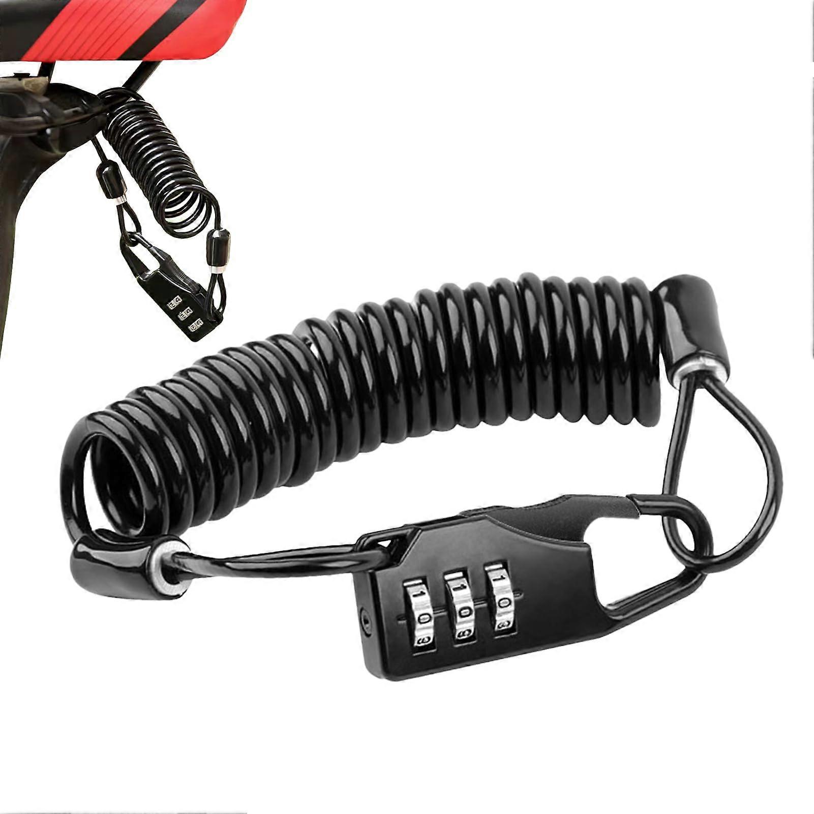 Note Code Antitheft lock for bicycles, compact, helmet lock, pocket lock, locking mechanism for bicycles and strollers