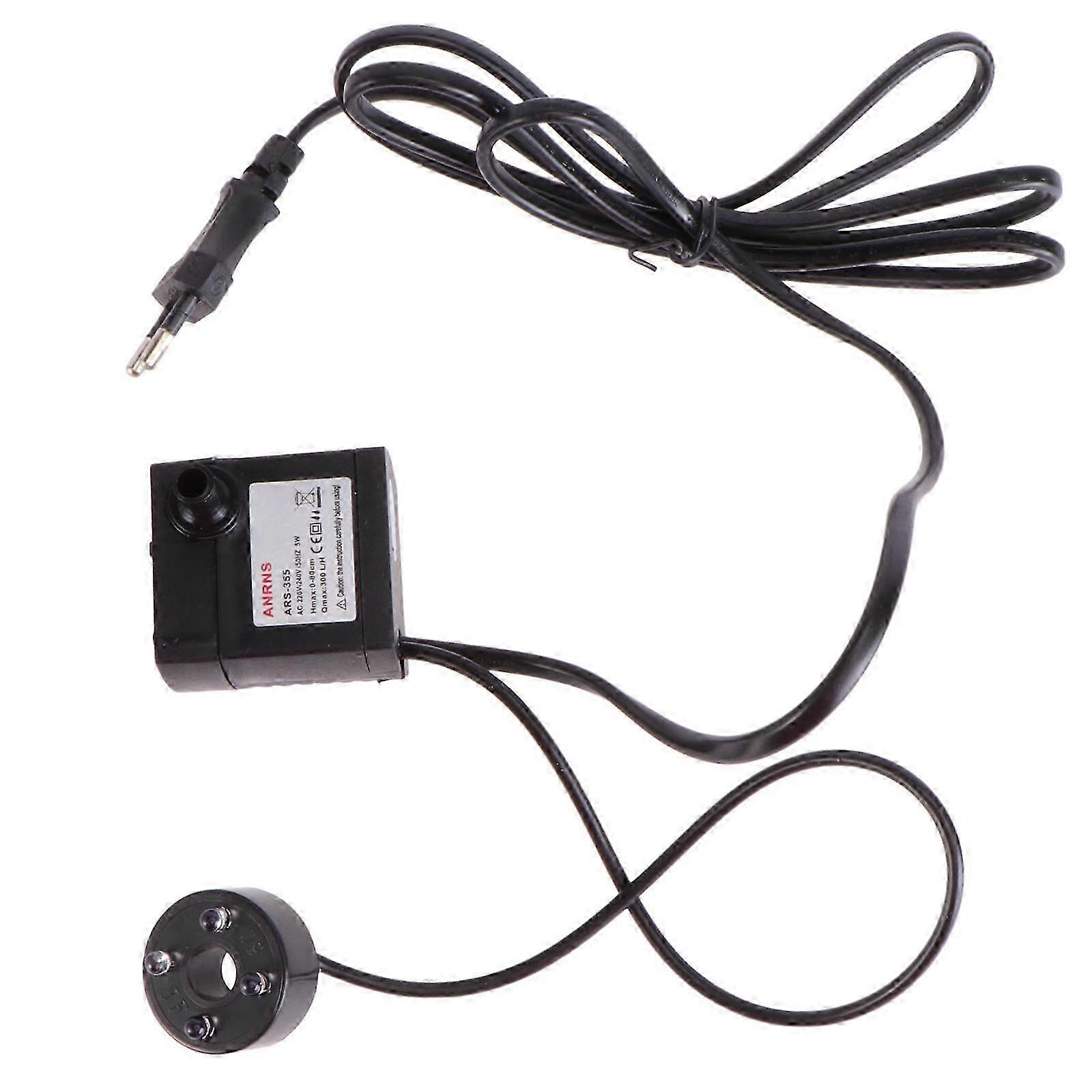 2025 5W Powerful Submersible Water Pump with LED Light Adjustable Water Flow for Fountains Ponds Aquarium Fish Tank Statuary with EU Plug