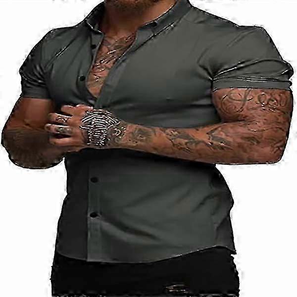 Karcsúsított férfi rövid ujjú ing