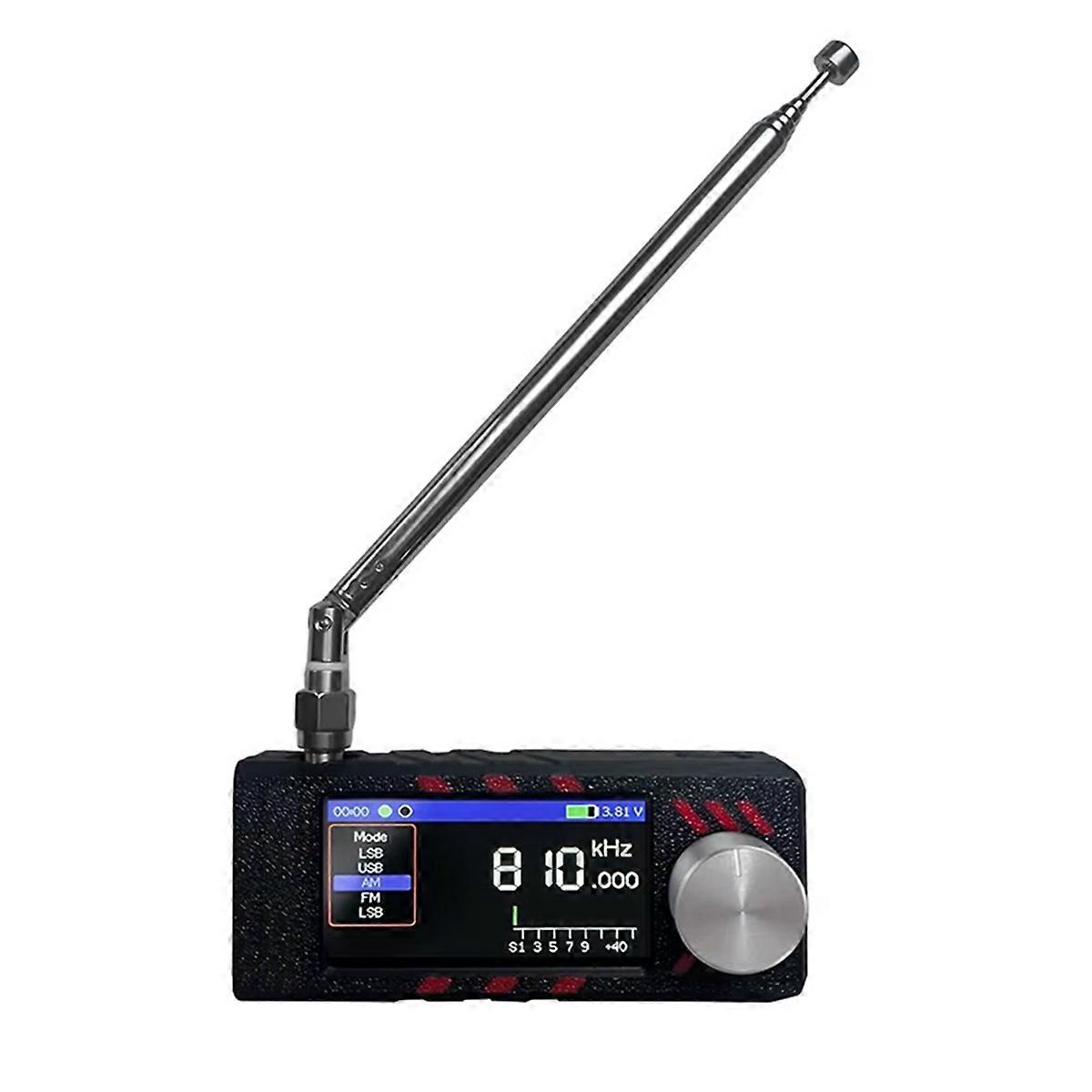 جهاز استقبال جيب ATS MINI PRO SI4732 راديو كامل النطاق، إصدار مُحسّن 0.5-108 ميجاهرتز، FM AM MW SW SSB، إصدار 1.01 ESP32-S3 A