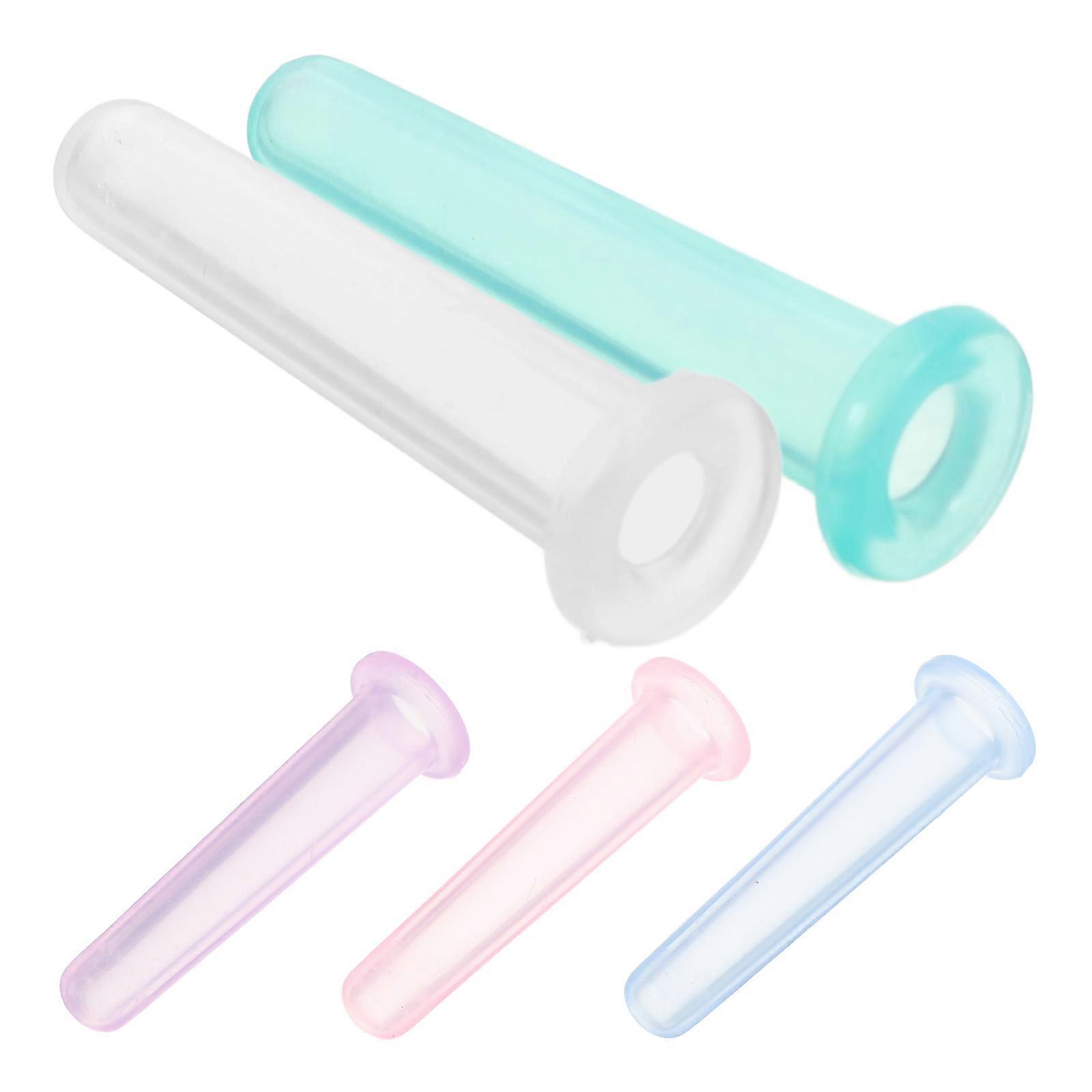 Silicone Cupping Massage Jars with Strong Adsorption for Home Use 5pcs Assorted Color