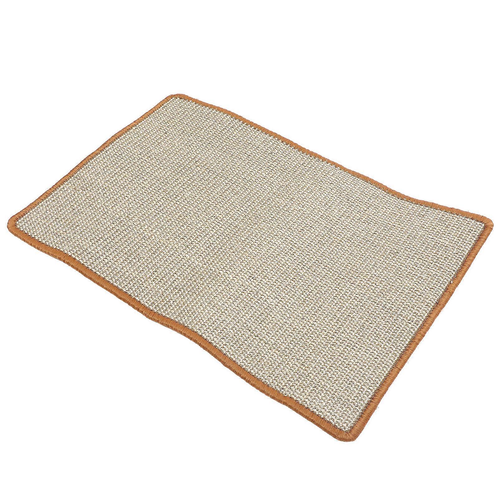 Durable Cat Scratching Mat with Sisal Hemp for Indoor Play to Protect Furniture and Floor 1 Piece