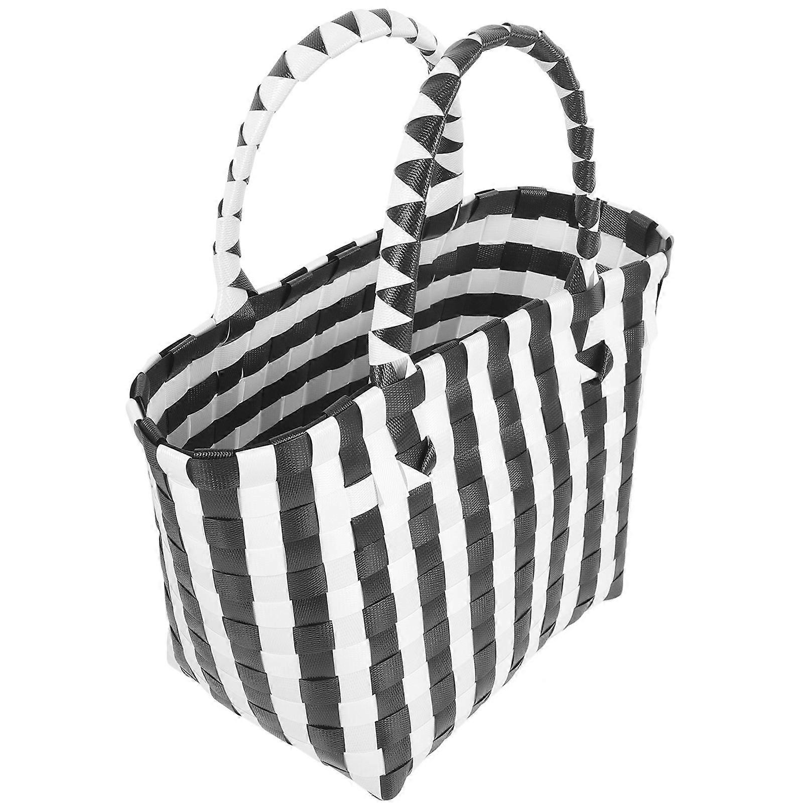 FRCOLOR 1 Set Bathroom Storage Basket with Handle for Body Wash Shampoo and Kitchen Storage Holder