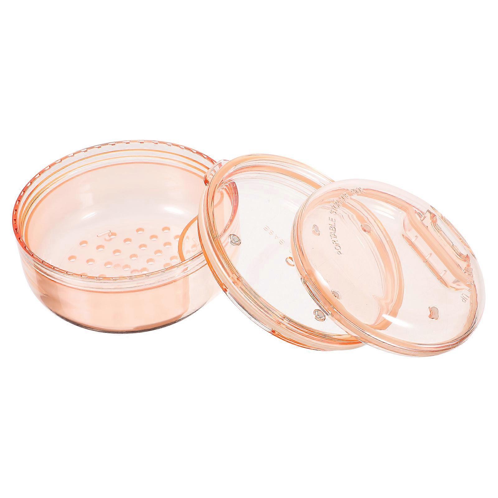 Denture Storage Case Retainer Box Travel Breathable Odorless Rectangular Shape PC Silicone Stainless Steel 1Pcs