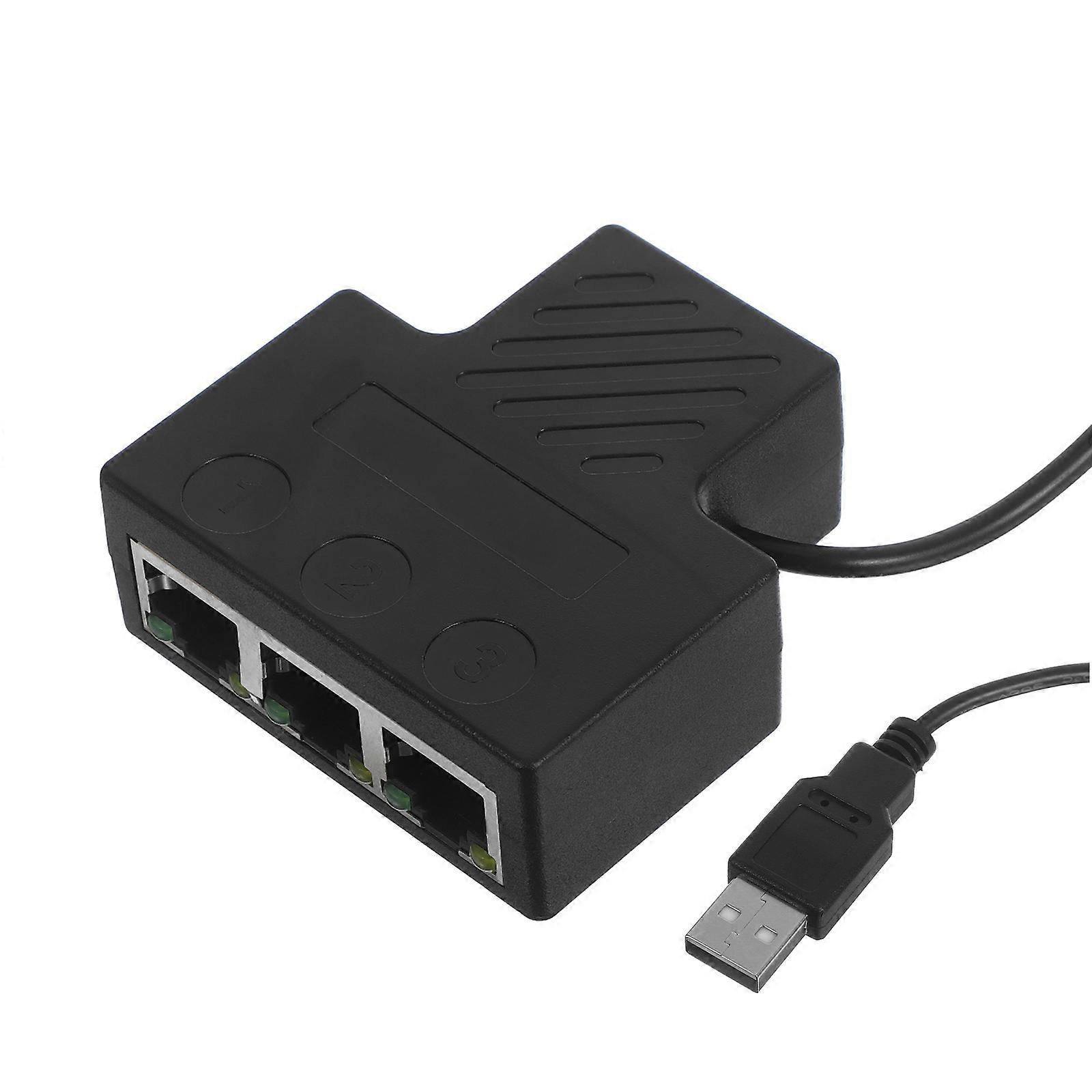 Lan Multiple Splitter Gigabit Ethernet Splitter Dormitory Usb Power Network Network Management 1Set