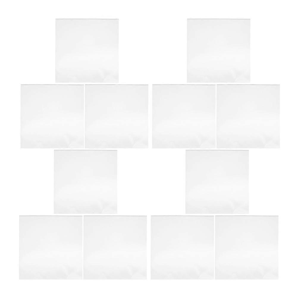 White Plastic Vinyl Record Protector Sleeves for Storage Use Practical Waterproof Multifunctional 24pcs