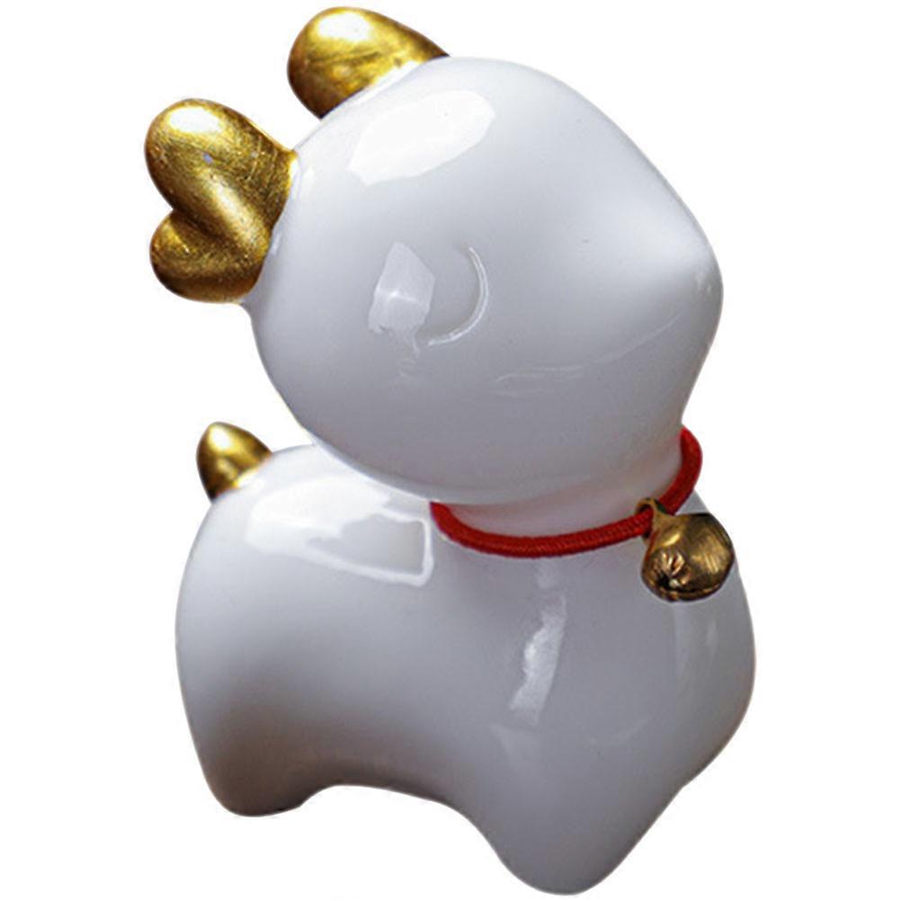 Charming Deer Figurine For Coffee Shop Decoration In Small Size 1Pack