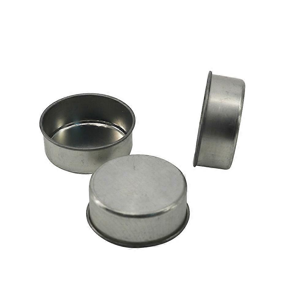 Iron Containers for Making Candle Tealights and Cosmetic Samples