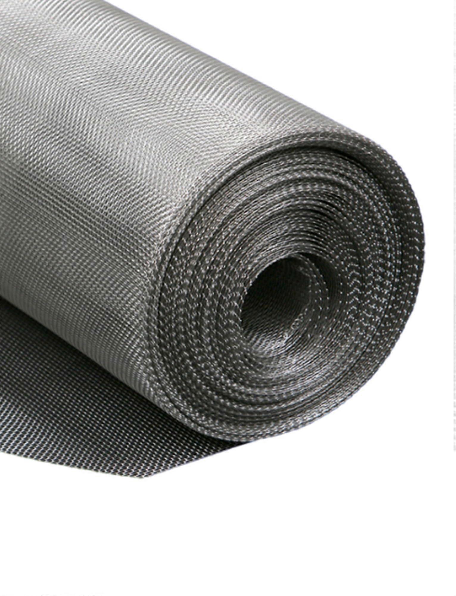 Wire mesh – 6mesh stainless steel sieve fabric, easy to cut, for DIY projects (100 mesh) 39.4 in.