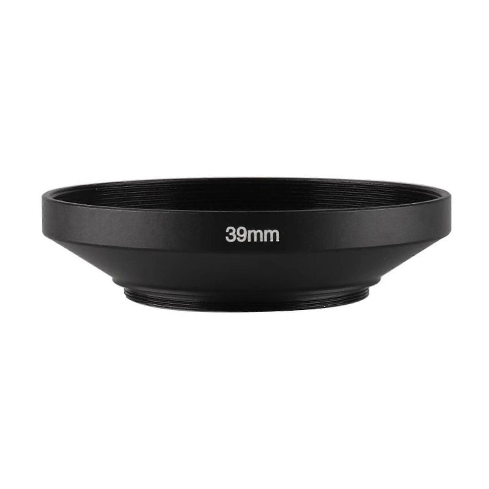 Fém DSLR fényképezőgép napellenző különböző lencsemodellekhez A 39 mm-82 mm-es lencseárnyalat javítja a fényképezést