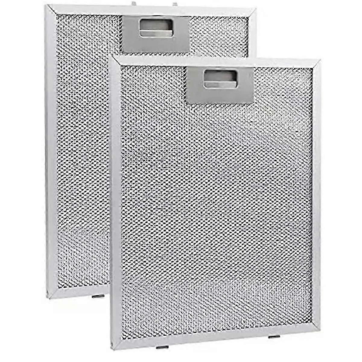 2PCS Cooker Hood Filters Metal Mesh Extractor Vent Filter