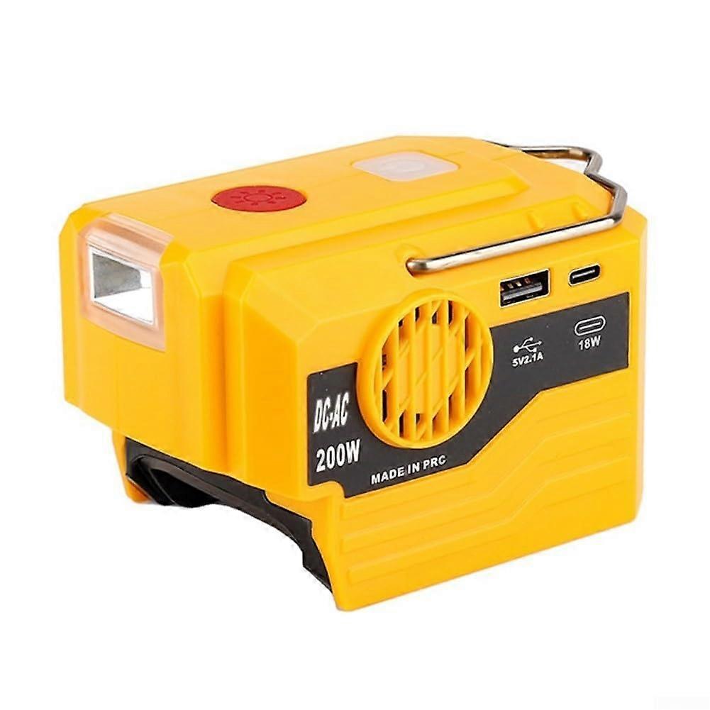 Slim Design 200W Inverter Generator for Bosch Batteries - DW-220V Lightweight, Portable Energy Supply Solution