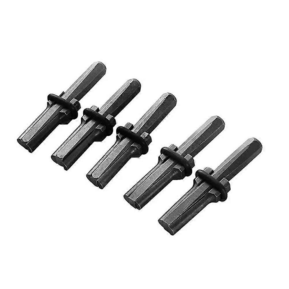 Stone Splitter 5 Sets 5/8 Inch Head Wedges Spring Washers Rock Splitter Hand Tools 16Mm Stone Split Hand Tools