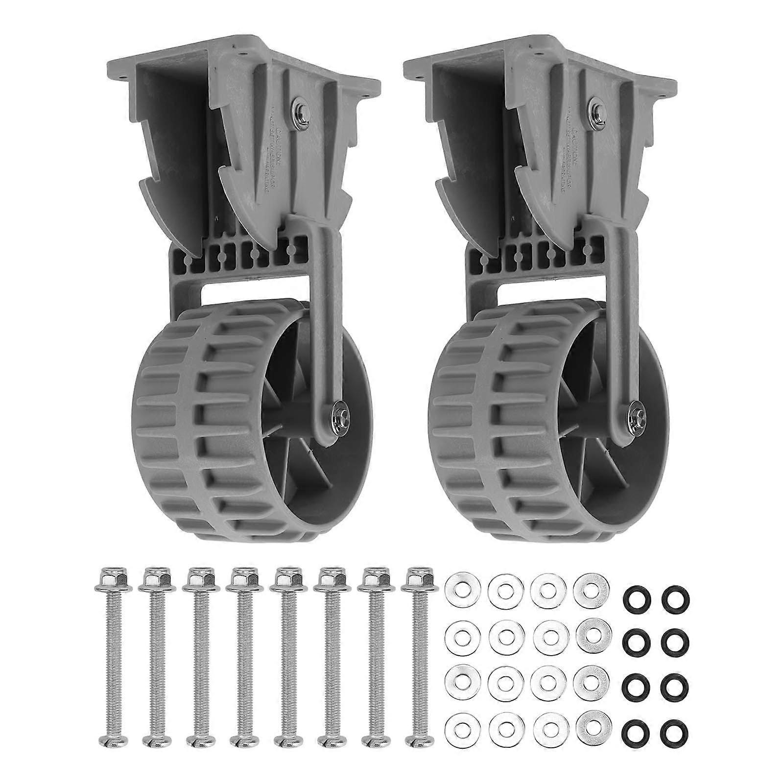 easy mount inflatable boat wheels 2pcs for kayak and dinghy