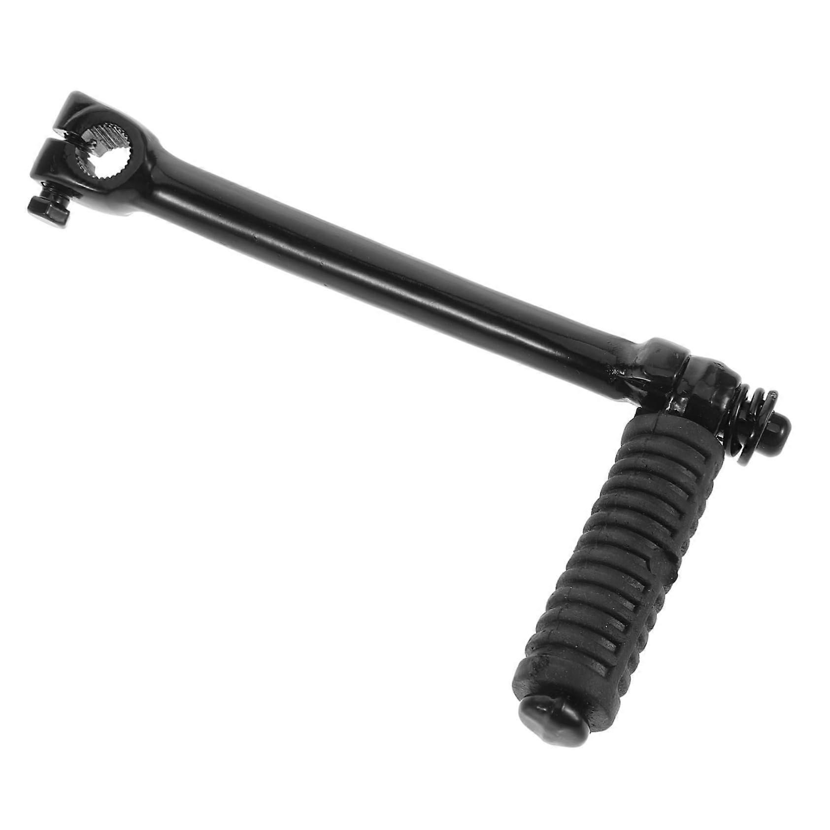 Motorcycle Kickstart Lever Alloy Black Compatible with Various Models Durable Lightweight Design