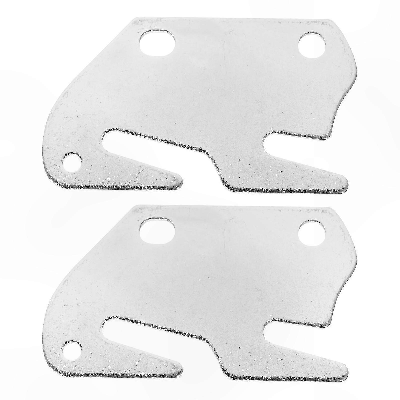 Wood Bed Rail Brackets and Hooks Plates for Frame Assembly - 2 Pieces Set
