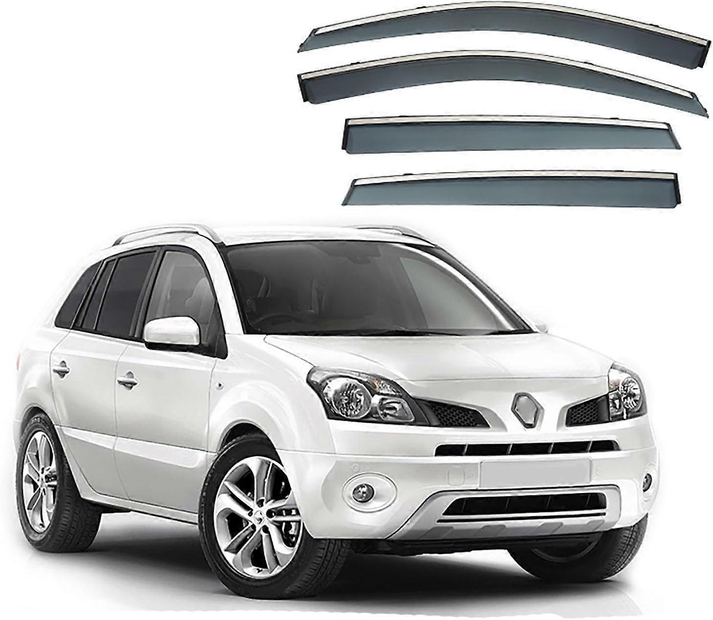 Rain protection side windows for Renault KOLEOS MK1HY 20062016, ventilation grilles, sun, snow, wind, and rain protection