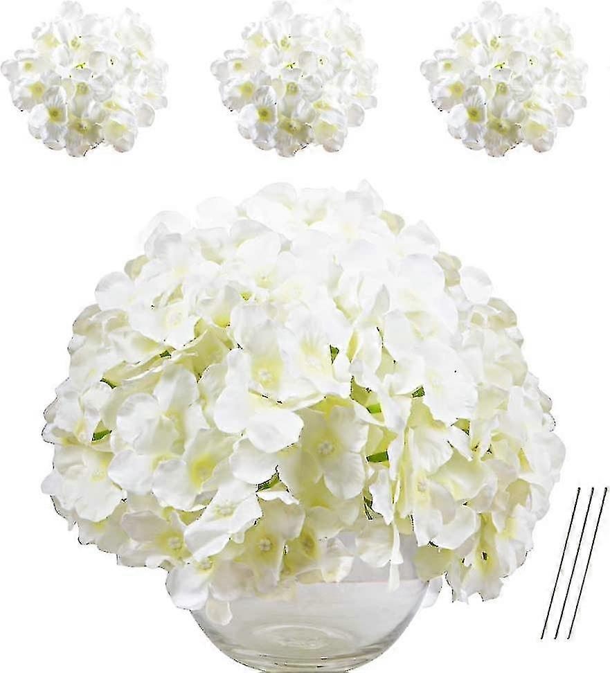 Artificial Hydrangeas, 10-Piece Set, 16cm Flower Heads, Silk Material for DIY