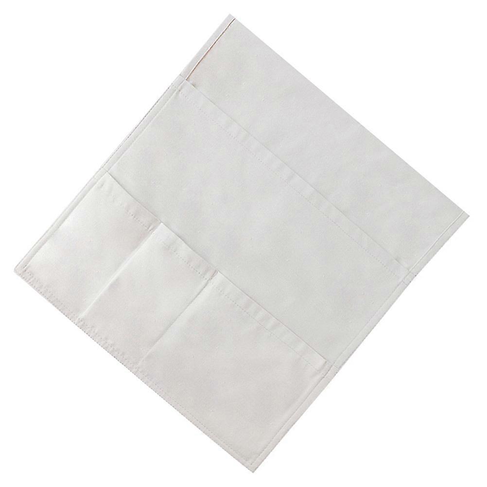 Creative Sofa Armrest Storage Pouch Multi Pocket Organizer for Bedside Couch Desk Holds Remotes and Essentials Easy to Clean Cloth Design