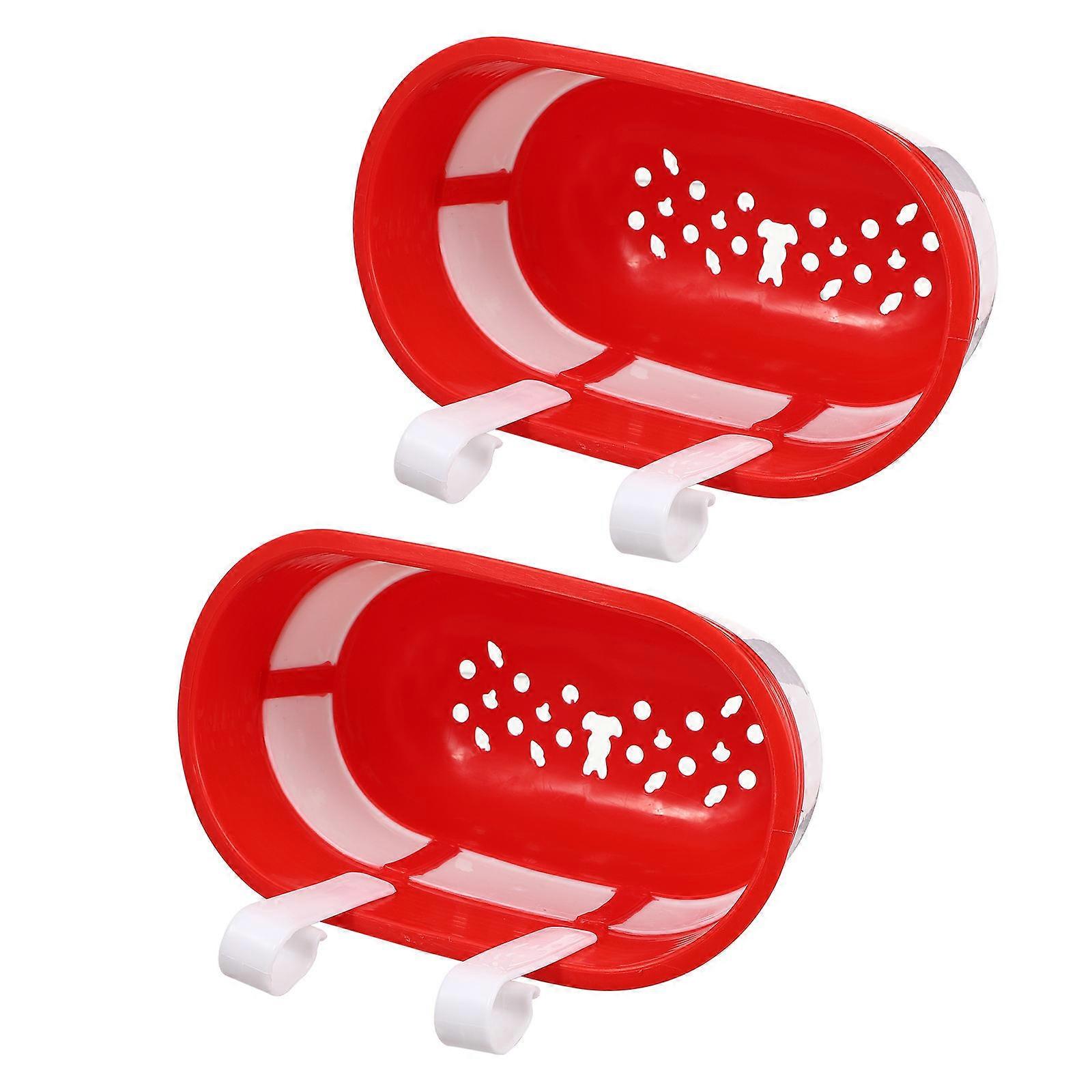 Kids Bicycle Basket 2Pcs Round Plastic Storage For Daily Use School Shopping Events
