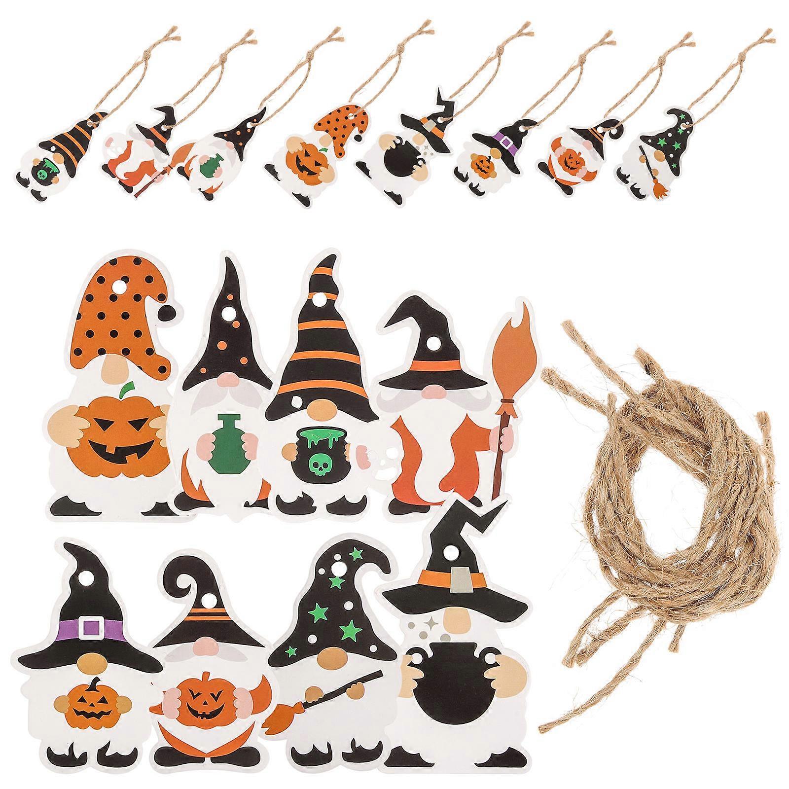 Spooky Skull Hanging Decor For Halloween Themed Events And Party Setup Assorted Color 16Pcs