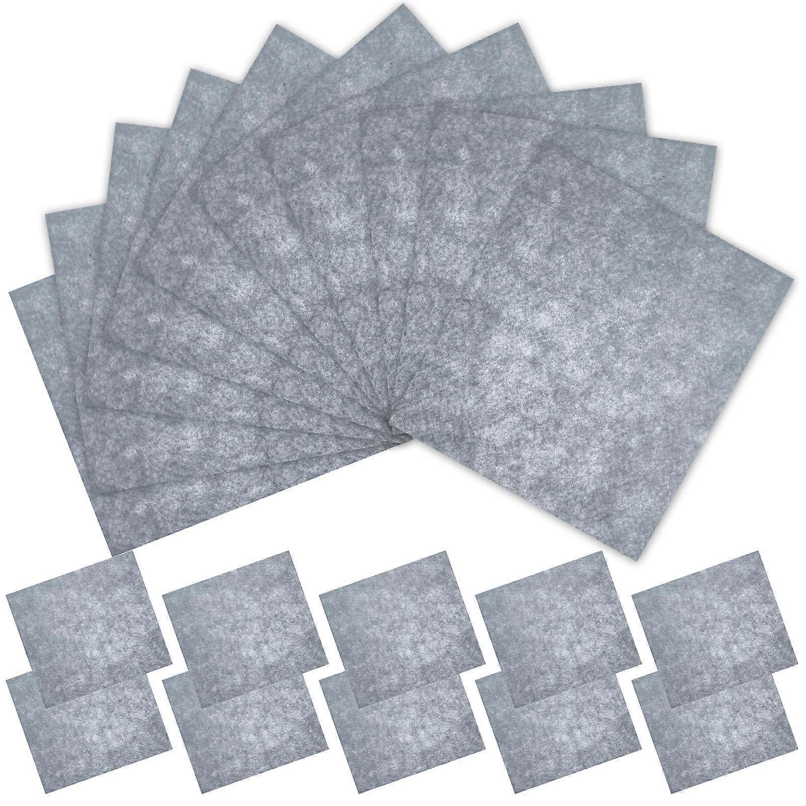 20 Sheets Handmade Grey Crafting Felt Sheets For Students Decorative Material For Festivals