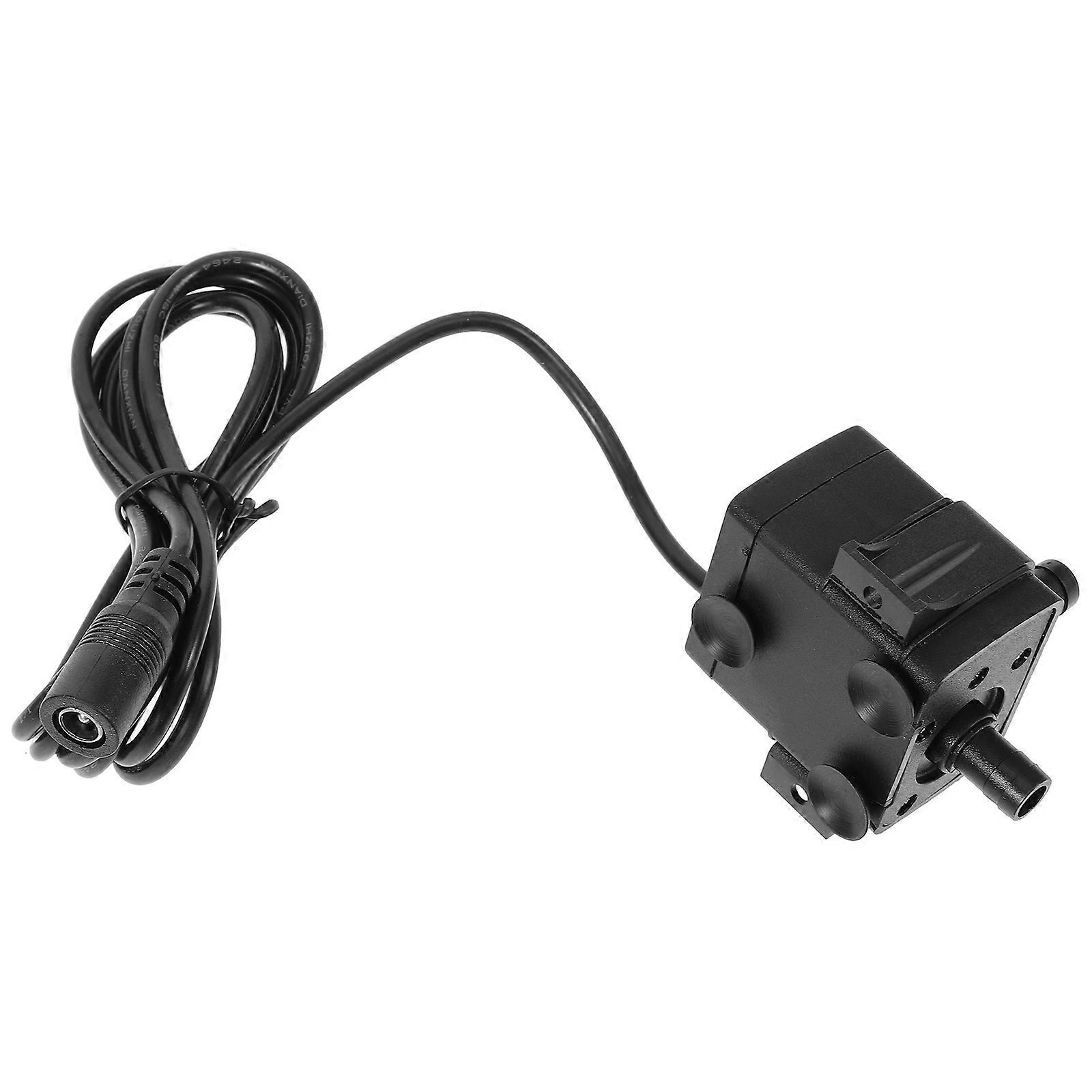Quiet Submersible Pump for Decoration with Excellent Craft and Safe ABS Material Black