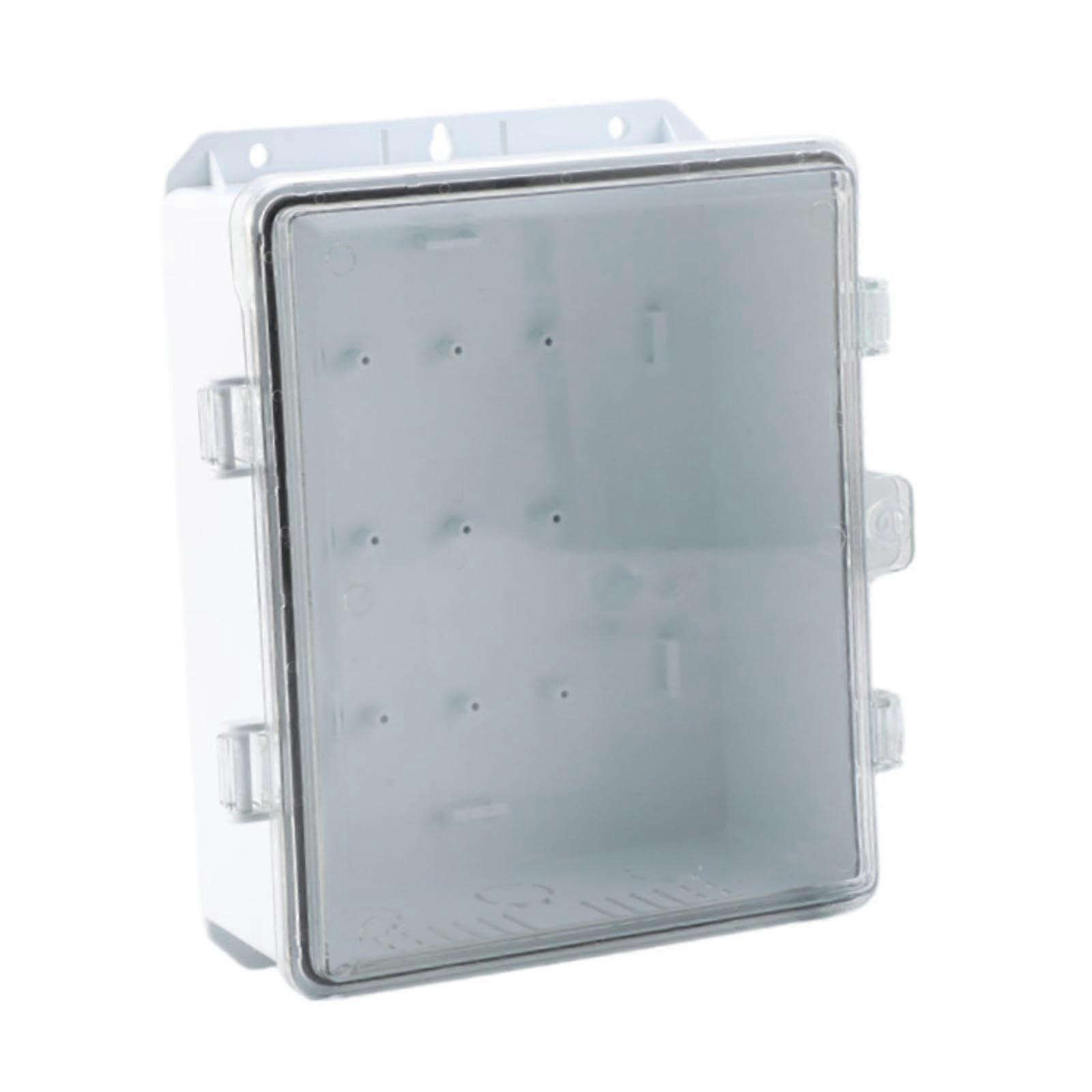 Power Distribution Box Outdoor Junction Box Waterproof Electrical Housing with Buckle Closure and Durable Material