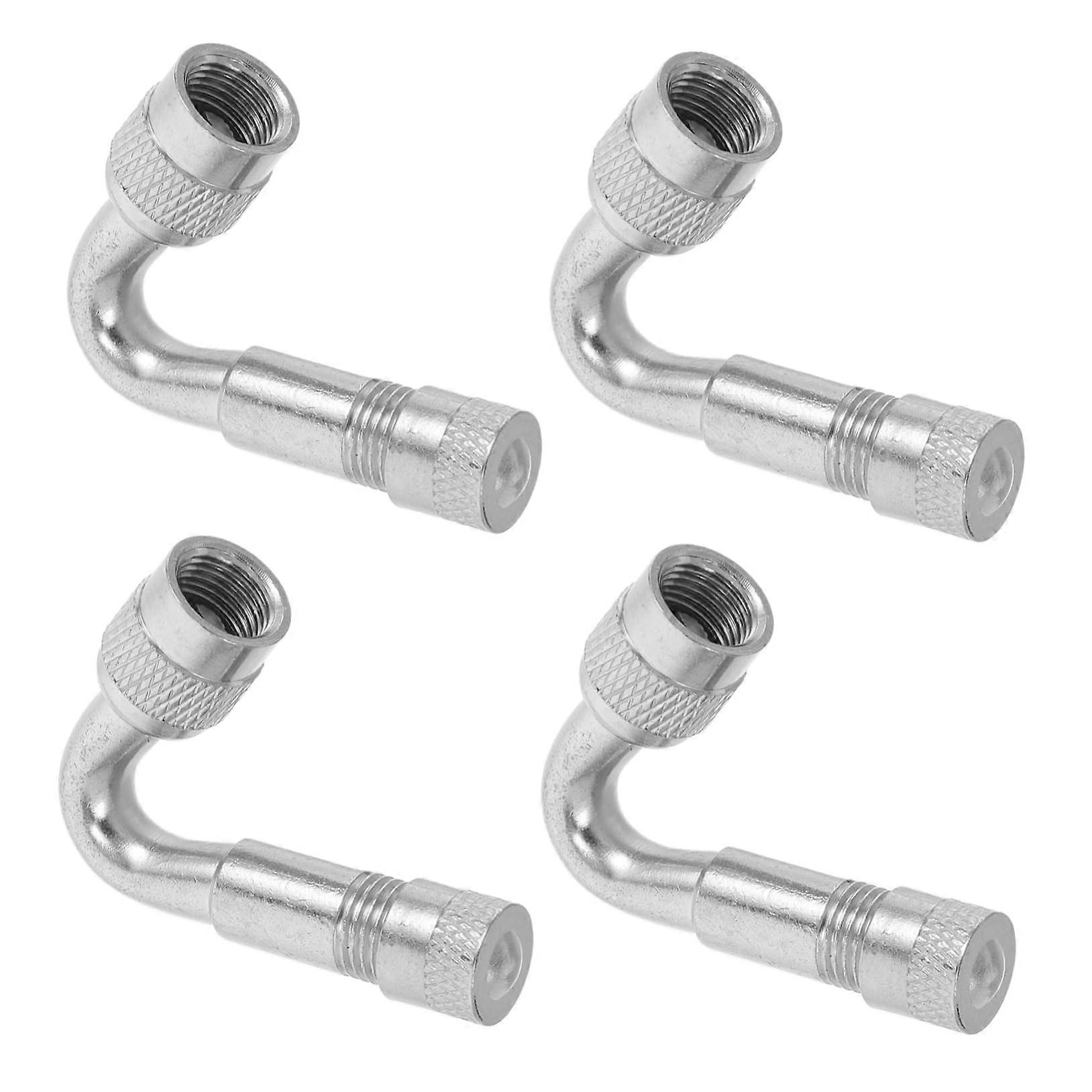 Valve Extensions Pack Of 4 For Cars And Motorcycles Copper, Easy Installation, Compatible With Most Vehicles