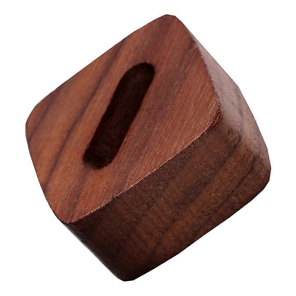 Ξύλινη βάση επίδειξης δαχτυλιδιών για δαχτυλίδια ζευγαριών σε ανοιχτό καφέ κατάλληλο για φωτογραφία παραθύρων 1Pcs