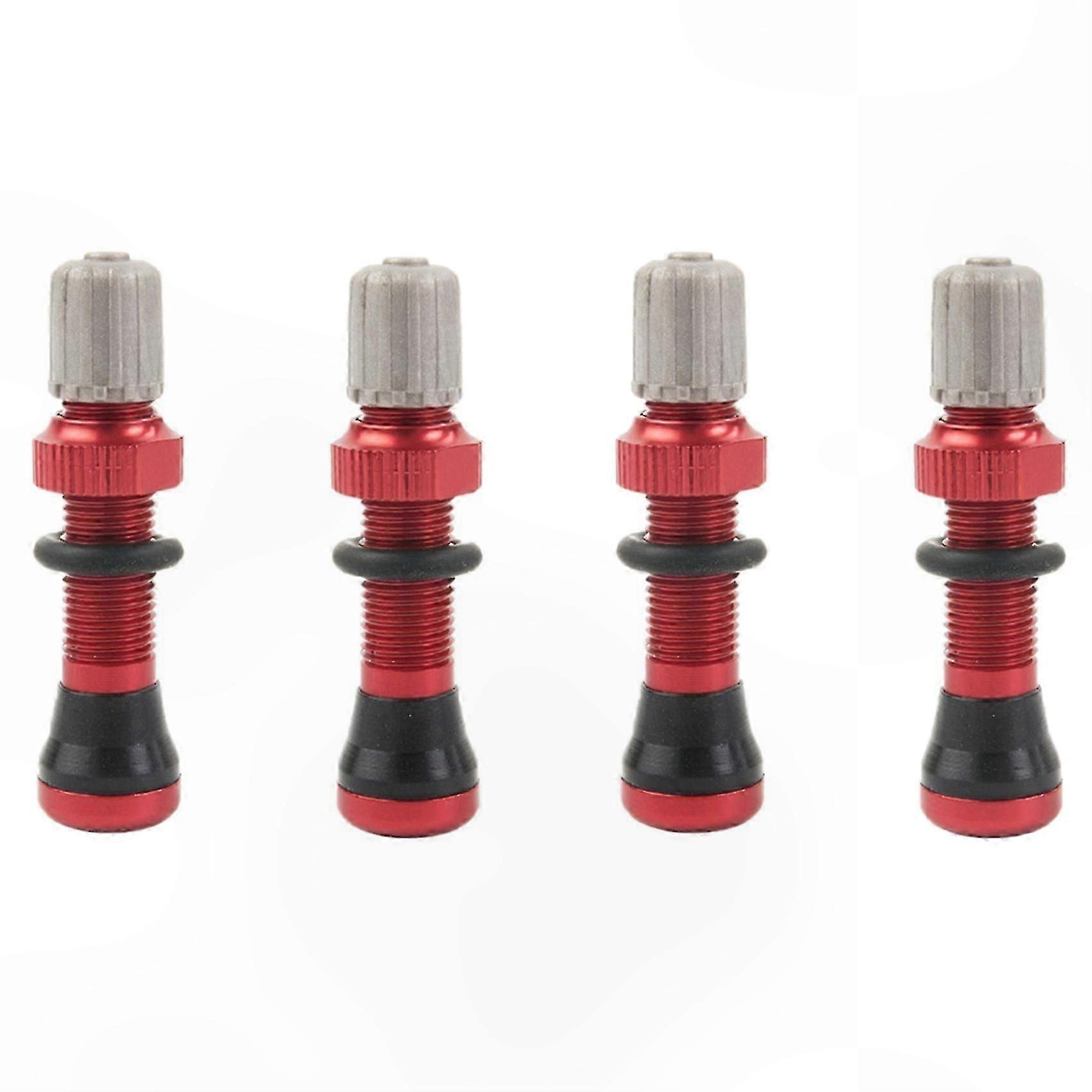 40mm Tubeless Valve Set for Road Bikes & Universal Schrader Stem with 10mm Base